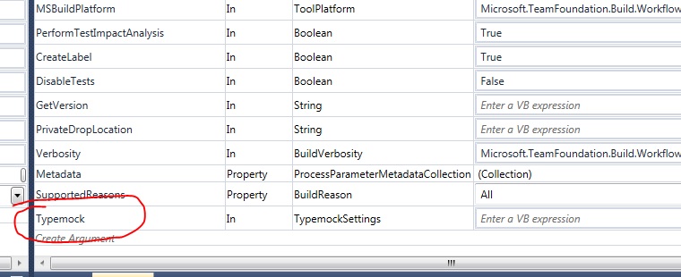 Typemock Settings